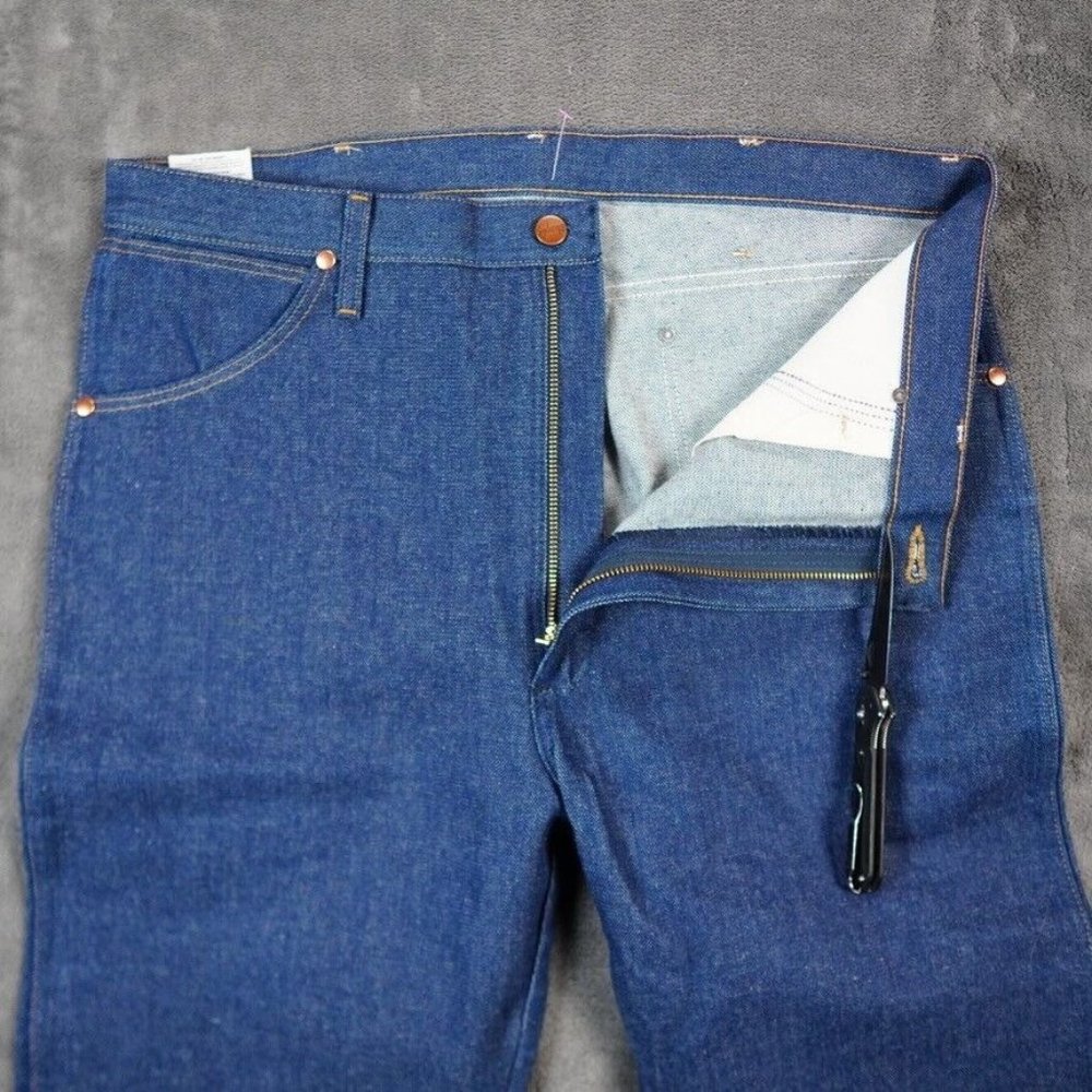 Wrangler Jeans 13MWZ‎ Mens 36x30 Blue Cowboy Cut Original Fit Rigid US Fabric